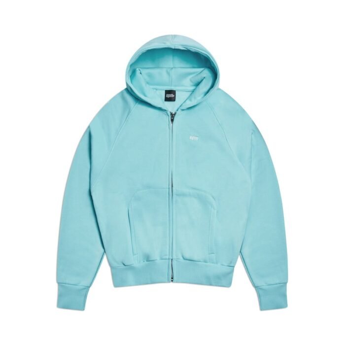 6pm season ZIP HOODIE TURQUOISE