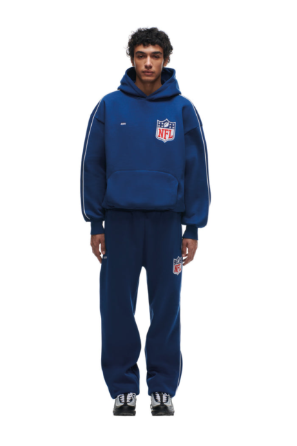 6PM Season SHIELD LOGO HOODIE BLUE