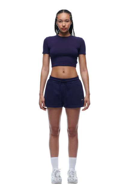 6PM Season WMNS CROPPED T-SHIRT ORBIT BLUE