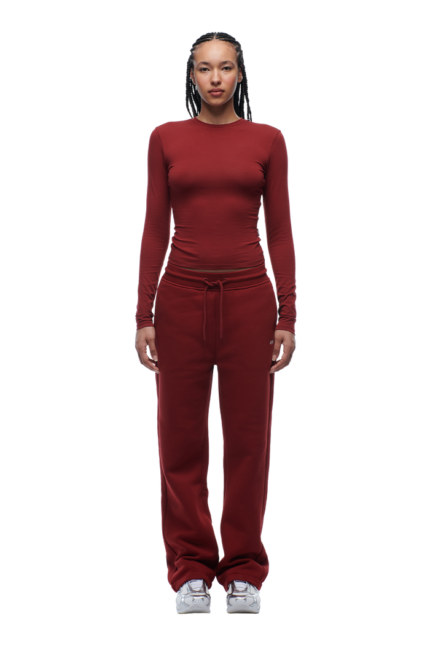 6PM Season WMNS LONGSLEEVE WINE RED